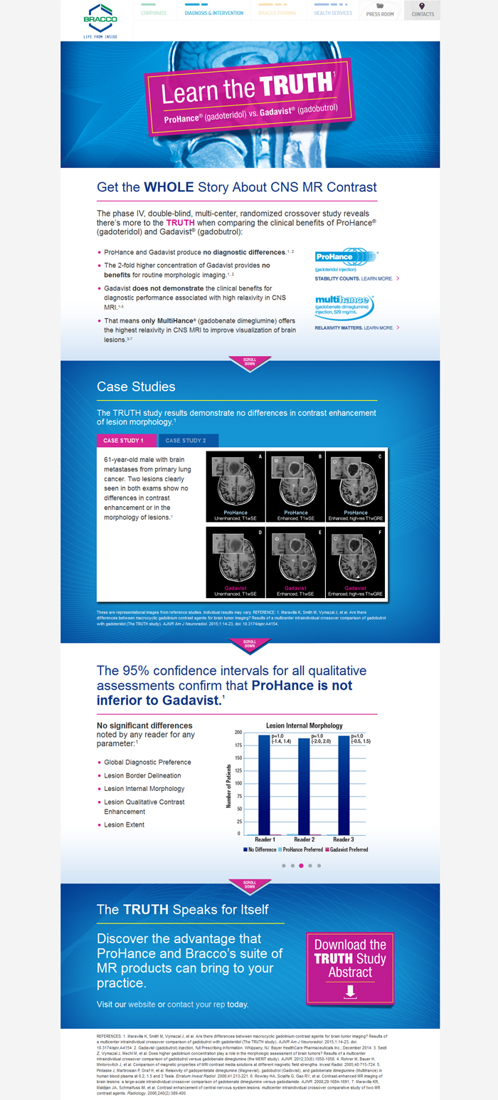 Grandstand landing page screenshot - full