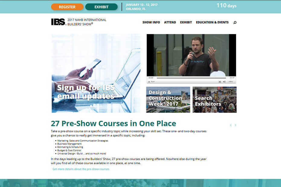 International Builders' Show screenshot