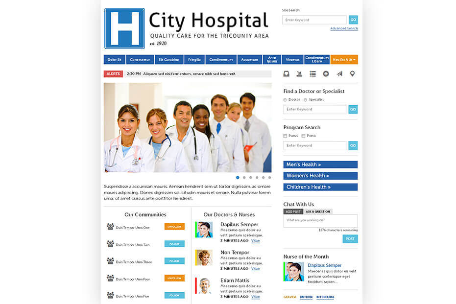 City Hospital screenshot