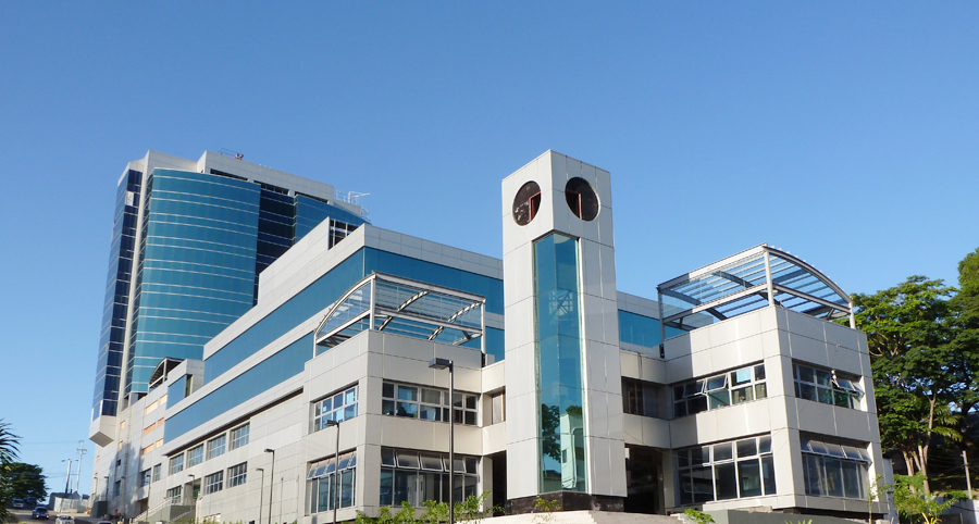 stock photo of image of outside of a hospital